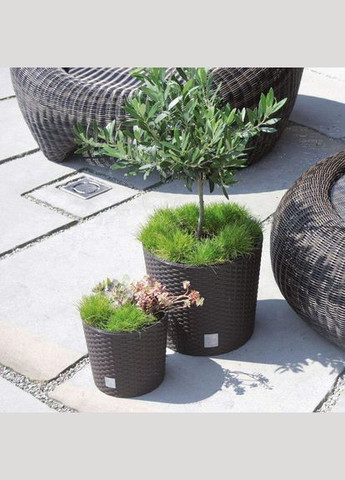 Вазон Rato Round 15,3 л коричневый Prosperplast (316625256)