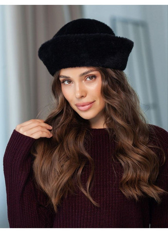 Шапка морячка Sailor хутряна з відворотом чорна No Brand (364109835)