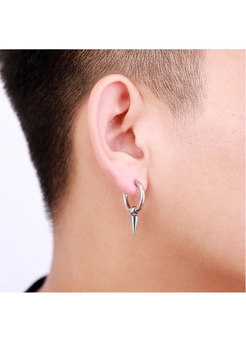 Сережки із шипами шипи круглі чоловічі 1шт No Brand (339104076)