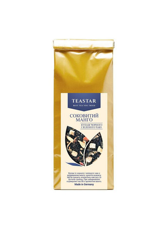 Чай Соковитий манго купаж розсипний 50г 61702 Tea Star (284722801)