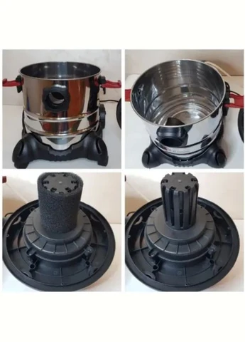 Пилосос промисловий будівельний, миючий MS 4414 3000W, 20л Domotec (296985799)