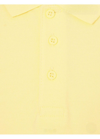 Желтая детская футболка-футболка-поло для мальчика для мальчика George однотонная