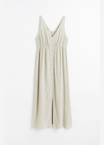 Сіро-бежева повсякденний плаття для вагітних H&M однотонна