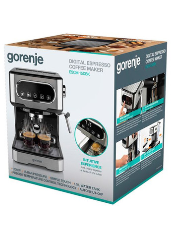 Кавоварка ESCM15DBK Gorenje (311481290)