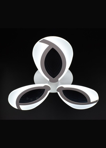 Люстра светодиодная потолочная LED светильник для квартиры на потолок лэд с пультом 26103 Белый 8х49х49 см. Sunnysky (364490930)