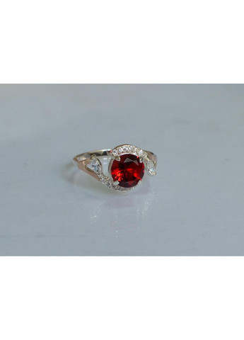 Срібна каблучка з золотими вставками Silver Style (367112411)