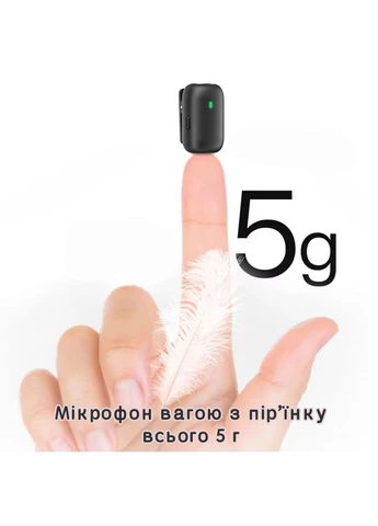 Беспроводной петличный микрофон M19 для телефонов с Type-C White TWS (383076705)