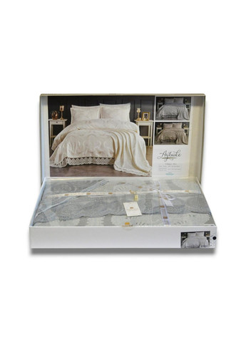 Покривало Modabox 240х260 см Aybuke Gri Moda Box (365814857)