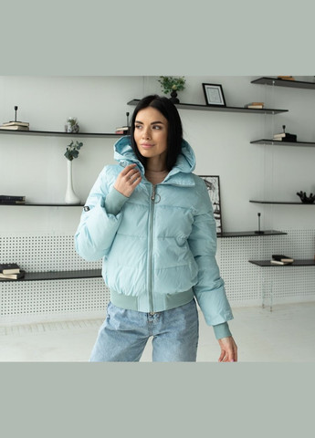 Мятная демисезонная женская куртка осенняя SK