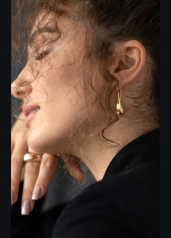 Серьги Капля gold SE 925 Skifska Etnika (324622898)