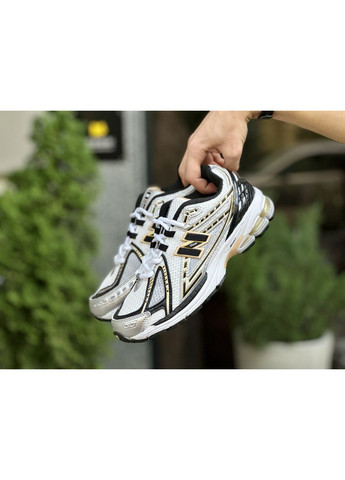 КРОССОВКИ ЖЕНСКИЕ NEW BALANCE M1906 WHITE GOLD SILVER BLACK НЬЮ БЕЛАНС M1906 No Brand чёрные демисезоны (367173485)