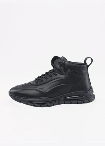 Черные зимние мужские ботинки цвет черный цб-00219670 No Brand
