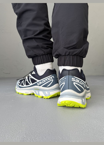 Синій Осінні кросівки чоловічі salomon xt-6 lab blue green | саломон хт-6 сині No Brand