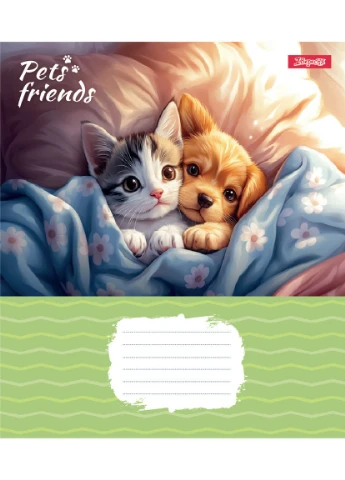 Тетрадь уч. "1В" 18л.== /768070/ "Pets Frinds" (25/400) 1 Вересня (392424196)