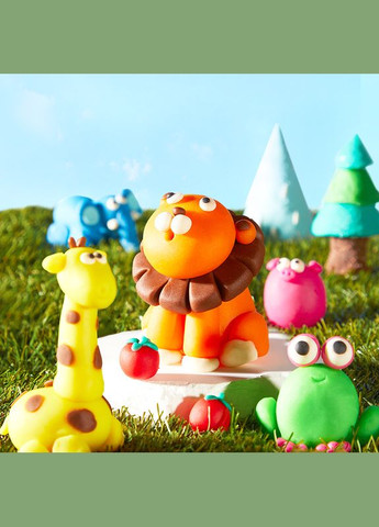 Маса для ліплення М'яке тісто М'яка глина 12 кольорів ( MD1501 ) для дітей від 18 місяців MiDeer (340479626)