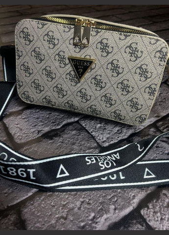 Женская сумка бежевый+черный Guess (326599967)
