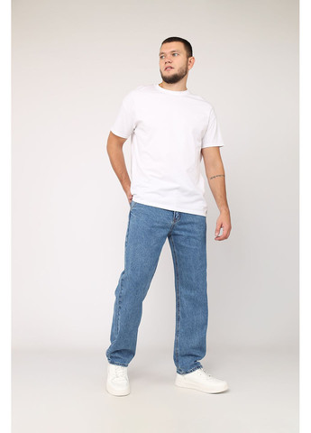 Джинси loose чоловічі колір синій ЦБ-00280619 Yuki (358497364)