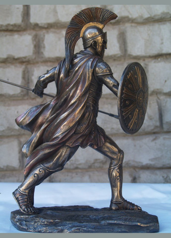 Статуэтка Ахиллес 28 см фигурка полистоун с бронзовым покрытием 76231 Veronese (302239025)