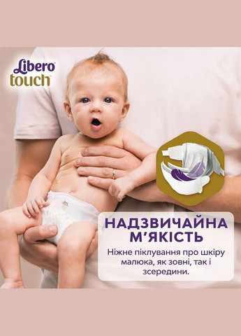 Подгузники на липучках Touch 4 (7-11 кг), 44 шт. Libero (327223302)