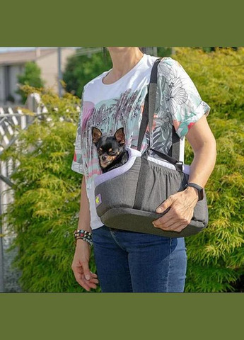 Сумка-переноска для собак і котів Borsello 50 блакитна 43x24x24 см 82272015 Ferplast (330636456)