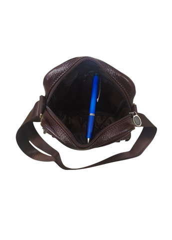 Сумка міська чоловіча BD772 коричнева Borsa Leather 772 (316472563)