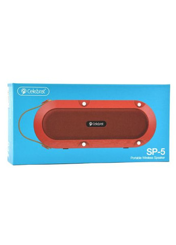 Портативная беспроводная Bluetooth колонка SP-5 TF card micro usb Красная Celebrat (354226764)