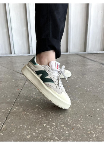 КРОССОВКИ ЖЕНСКИЕ NEW BALANCE CT302 WHITE NIGHTWATCH GREEN НЬЮ БЕЛАНС CT302 No Brand серые демисезоны (369393733)