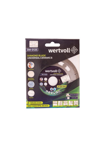 Диск алмазний для кераміки UNIVERSAL CERAMICS Wertvoll (288185168)