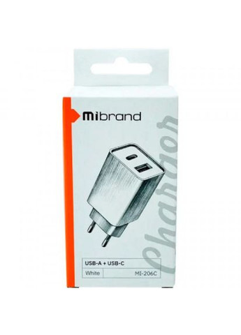 Зарядний пристрій Mibrand mi-206c white (268142392)
