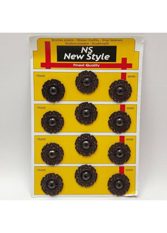 D=25 мм пришивные кнопки металлические, декоративные для шитья одежды. Plus-plus (354799082)