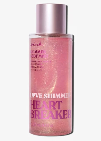 Cпрей для тела з шиммером Heartbreaker, 250 ml Victoria's Secret (324621666)