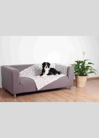 Коврик для собак Kenny 100х150 см Бежевый лапка/косточка (4011905371672) Trixie (313615194)