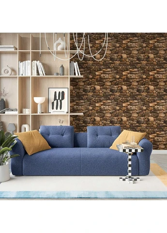 Самоклеющиеся обои 2800х450х1,5мм Жёлтый мрамор SW-00000728 Sticker Wall (387815362)