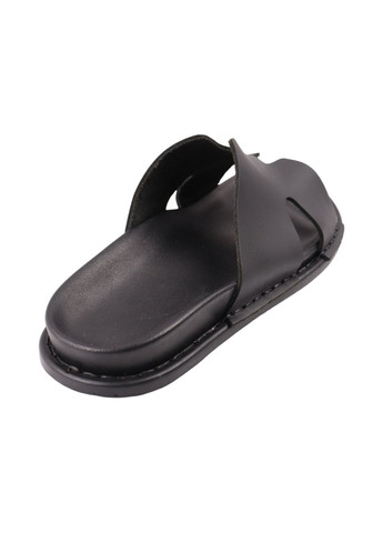 Шльопанці чоловічі чорні натуральна шкіра Ridge 500-24LSHC (296568764)