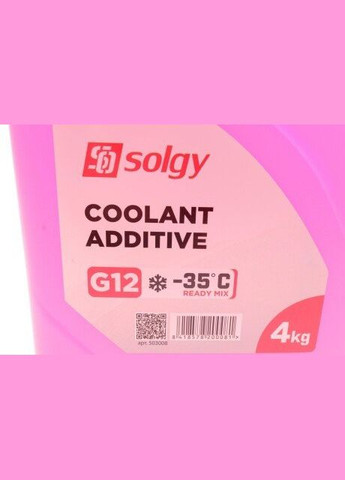 Антифриз (червоний) G12 (4kg) (-35°C готовий до застосування) 503008 UA63 No Brand (339660800)