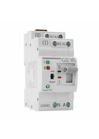 Модульний автоматичний перемикач введення резерву G2R 2P 25А АВР ATS однофазний GEYA (368788565)