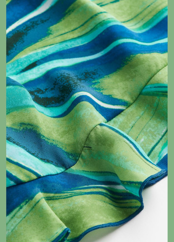 Комбинированное повседневный платье H&M с рисунком