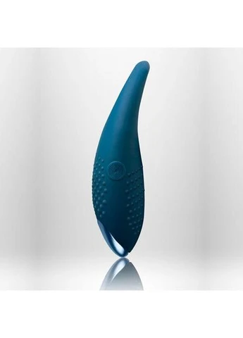 Эрекционное виброкольцо со стимуляцией клитора Empower Blue Ø 3.5см Rocks-Off (315013001)