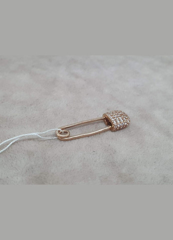 Золота брошка-шпилька з фіанітами. Артикул БШ1362И Імперія золота (329421720)