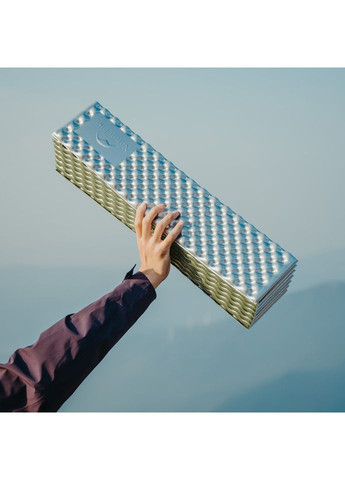 Килимок подвійний складаний IXPE CNK2450WS044 алюмінієва плівка (200x120х1.8 см) Зелений Naturehike (366447443)