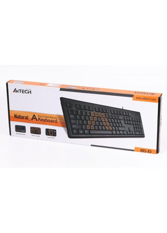Клавіатура A4Tech krs-83 usb black (268142080)