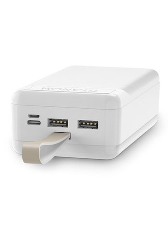 Повербанк TPB914-W 30000mAh Micro USB, Type-C, 2USB White Titanum (282312674)