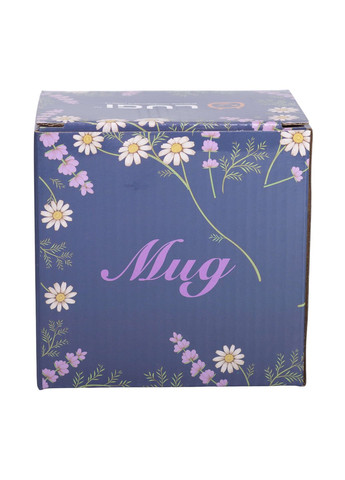 Чашка керамічна у вінтажному стилі 400 мл, синій Liling Rongxiang Ceramic RX-N240665BL No Brand (360977719)