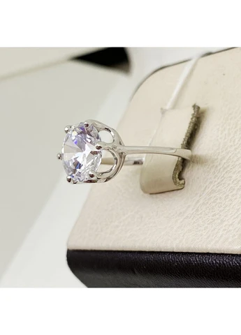 Кольцо серебряное с кубическим цирконием "Амалия" 17,5 3,08 г No Brand (382675562)