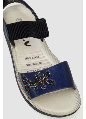 Темно-синие босоножки для девочки Bee