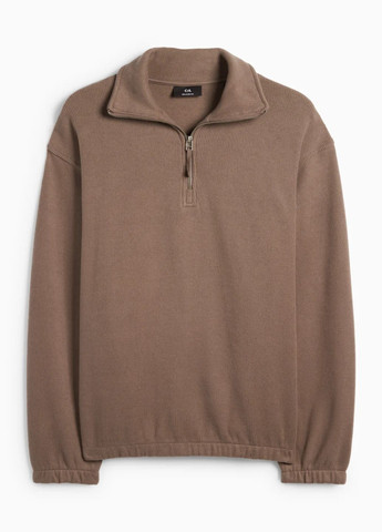 Коричневий світшот C&A однотонний (365771865)