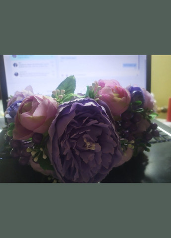 Обруч венчик Большой фиолетовый No Brand (359472988)