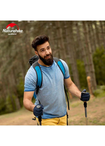 Перчатки нескользкие трикотажные NH21FS035, темно-синие( ) Naturehike (356486618)