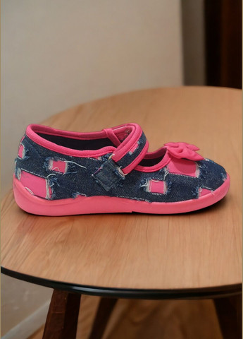 Тапочки текстильні для дівчинки Шалунишка (325422995)
