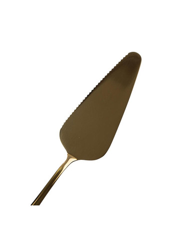 Набор десертных приборов для торта из нержавеющей стали на 2 персоны, 4 прибора Золотистый Yiwu (360454985)